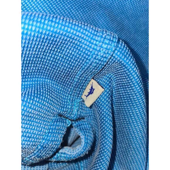 Tommy Bahama Mens Blue Polo XXXL Tencel/Polyester Blend - Picture 7 of 9